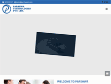 Tablet Screenshot of parshwatech.com